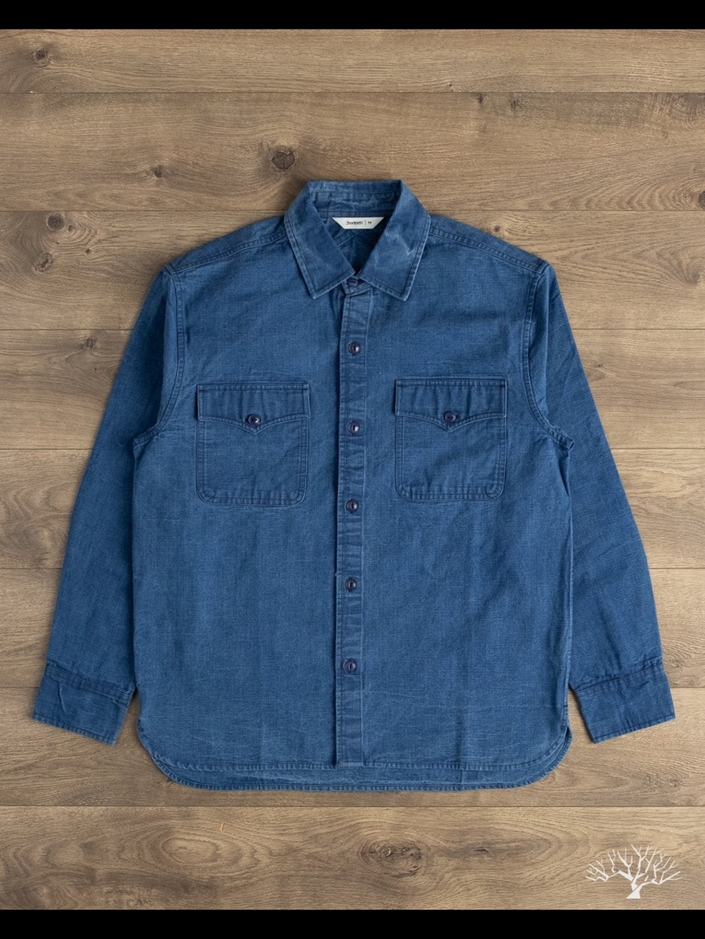 3sixteen - USN Overshirt - Stonewashed Indigo Canvas